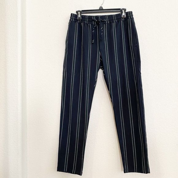 Topman striped trousers on sale